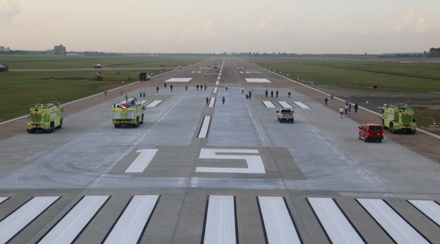 Chennault International Airport runway repair
