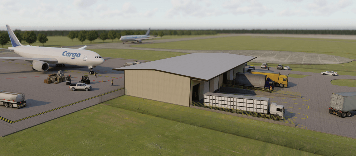Chennault International Airport Breaks Ground on $4 Million Air Cargo Facility in Lake Charles, LA