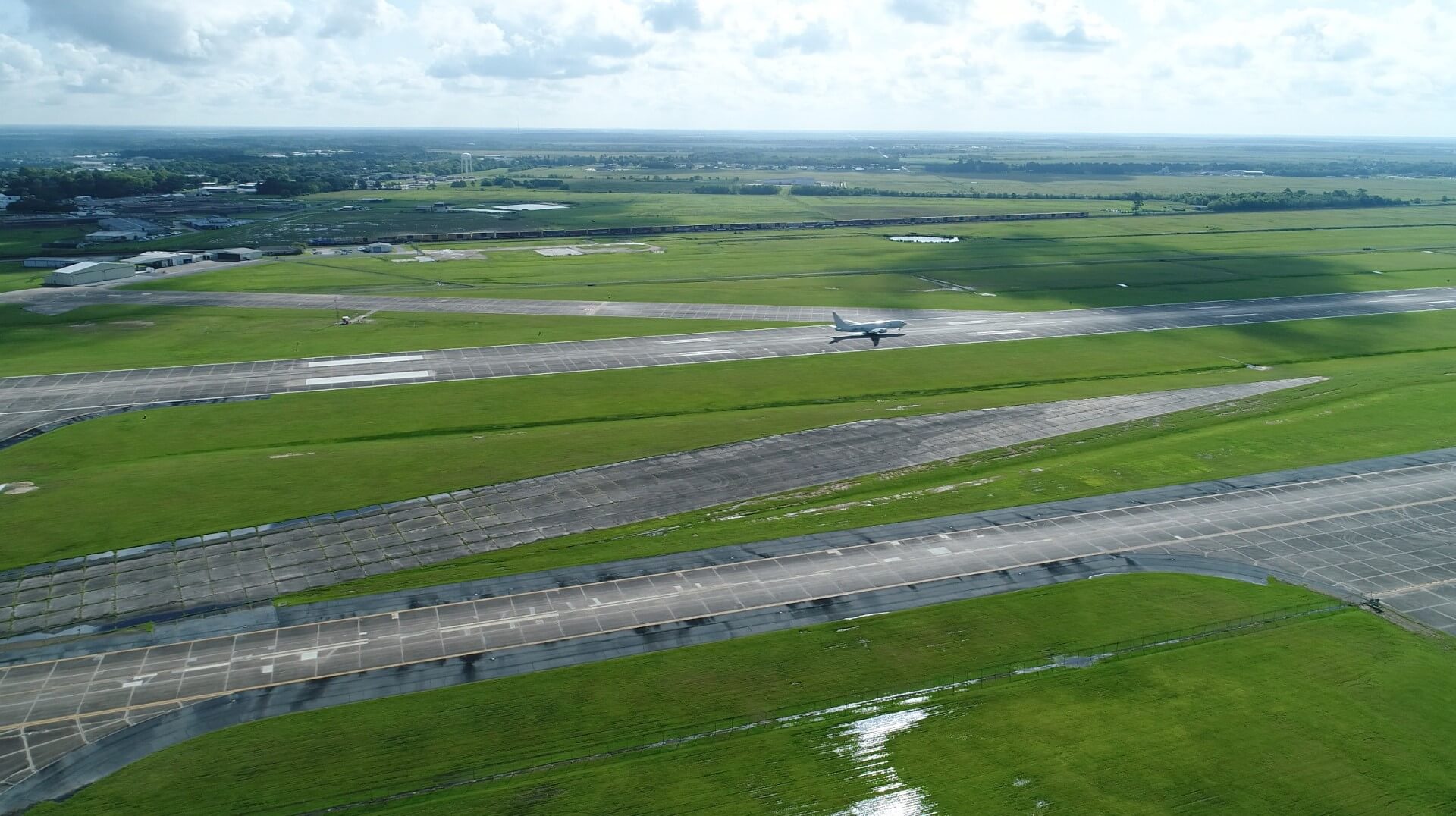 Runway at Chennault International Airport