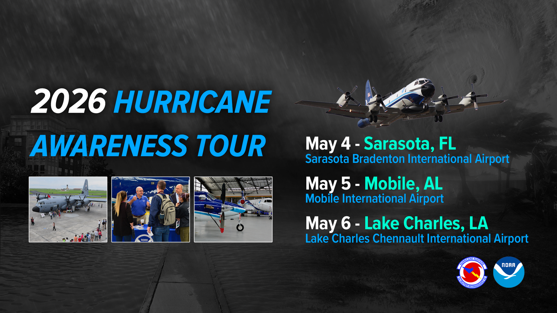 Meet the Hurricane Hunter Fleet at Chennault International Airport
